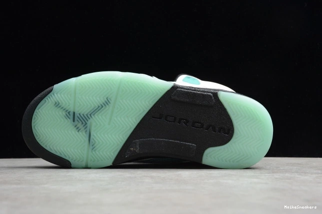 MaikeSneakers 5 Green Jordan CN2932-100 Island Air 0701